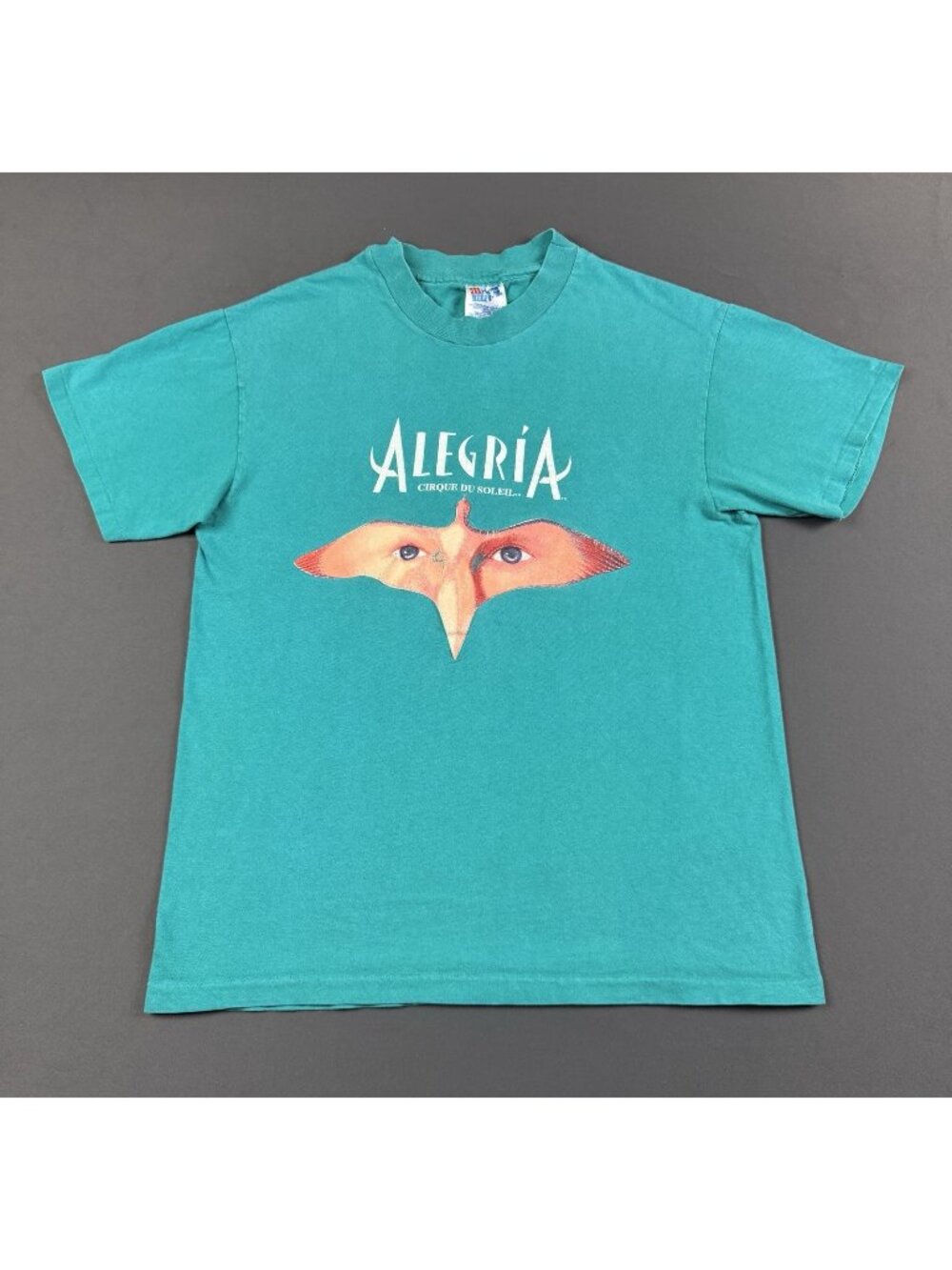 Rare Vintage 90s Alegria Cirque Du Soleil Art Musical Promo Hanes Beefy Medium T